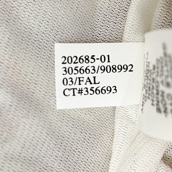 NWT Banana Republic Dress Neutral Autumn Geometric Stripe Knit Size Large VTG - Picture 11 of 13